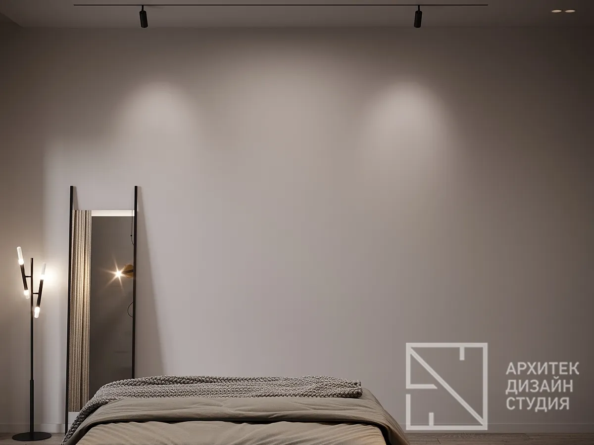 Дизайн интерьера квартиры в г. Красноярск по ул. Ладо Кецховели, 34 - Спальня - Фото 2